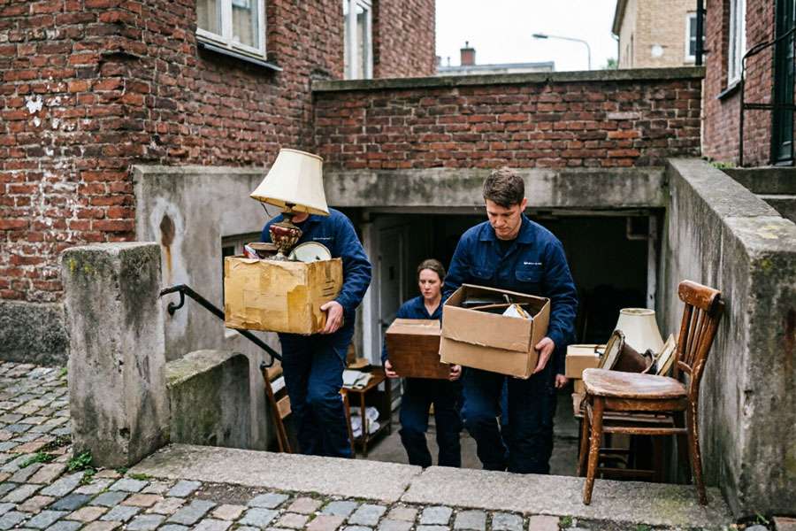 Tømming av kjeller og loft av Oslo Flyttehjelp