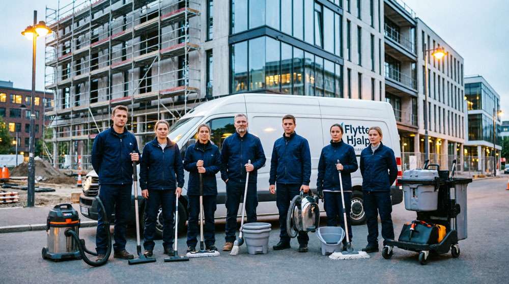 Oslo Flyttehjelp leverer byggvask til entreprenører og eiendomsforvaltere