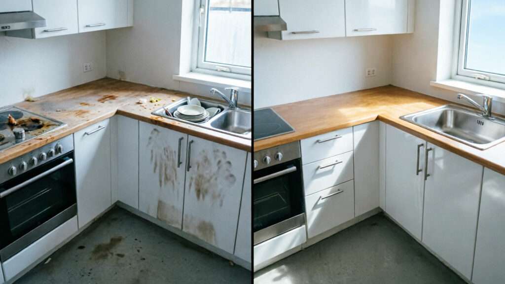 Flyttevask av kjøkken fra Oslo Flyttehjelp